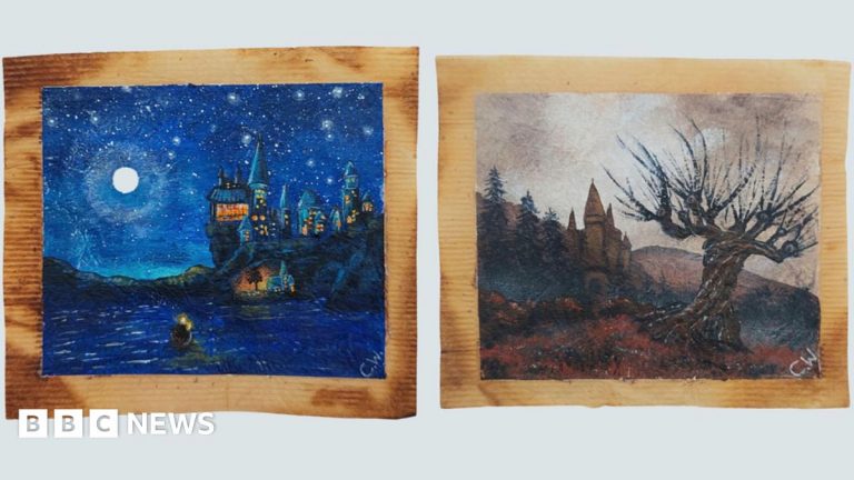 Hampshire Artist Portrays Harry Potter Scenes With Tea Bags