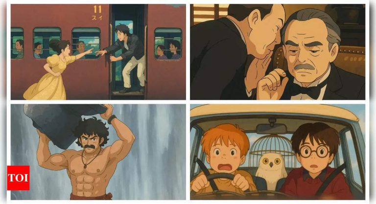 Artworks Inspired By Iconic Bollywood And Hollywood Films Created By