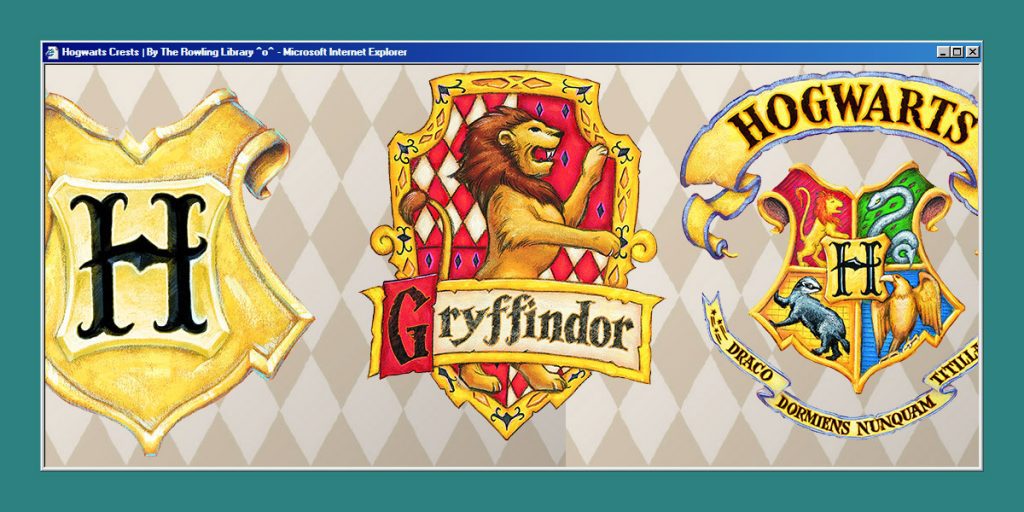 Original Hogwarts Crest From 2000: Featured On Harry Potter Merchandise