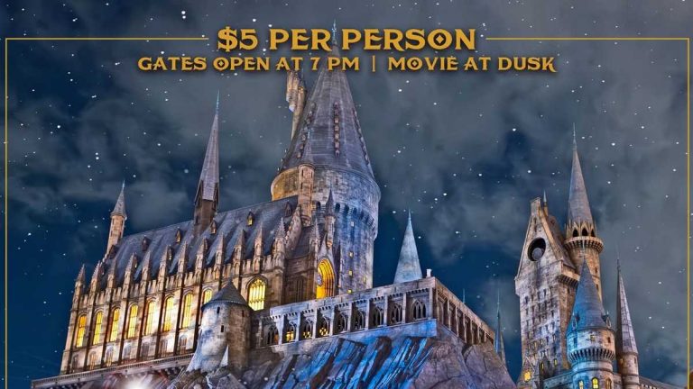 Bellevue Park Presents An Outdoor Film Series Featuring Harry Potter.